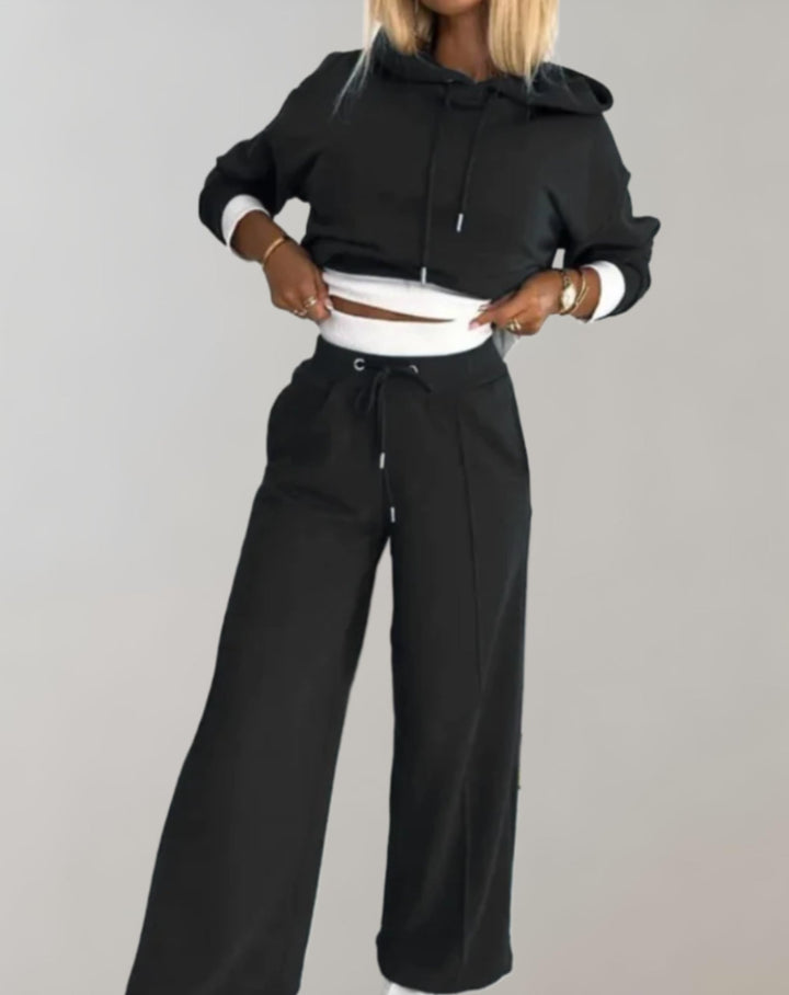 Imelda | Ensemble décontracté composé d’un sweat à capuche et d’un pantalon de jogging, en tissu doux et à la coupe confortable