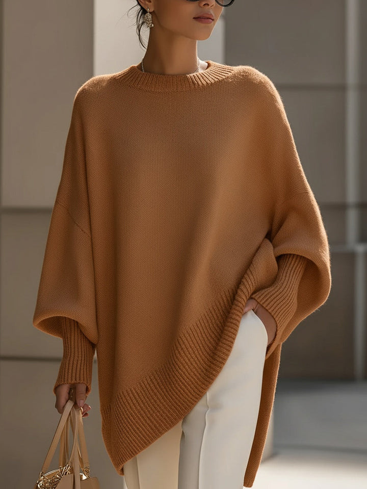 Sutton | Effortless Women's Oversized Long Sleeve Sweater with Textured Knit
