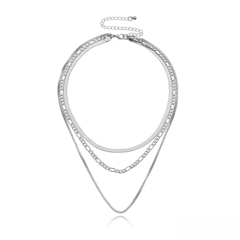 Collier vintage à 3 couches