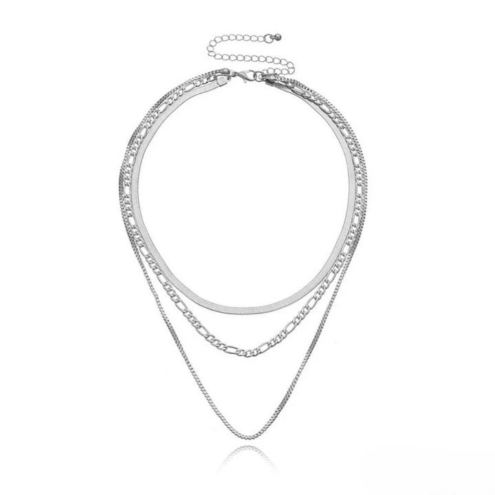 Collier vintage à 3 couches