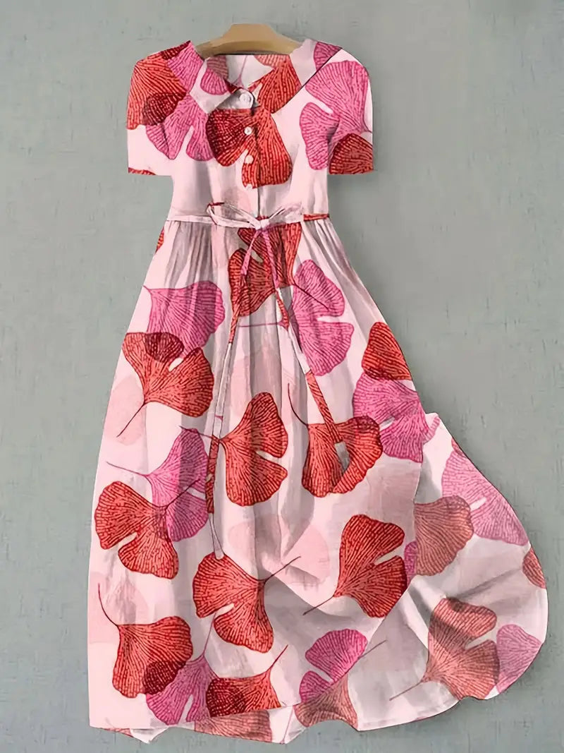 Camille | Soft Pink Floral Dress