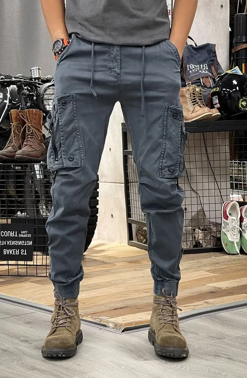Lucas™ - Pantalon cargo slim avec poches pratiques