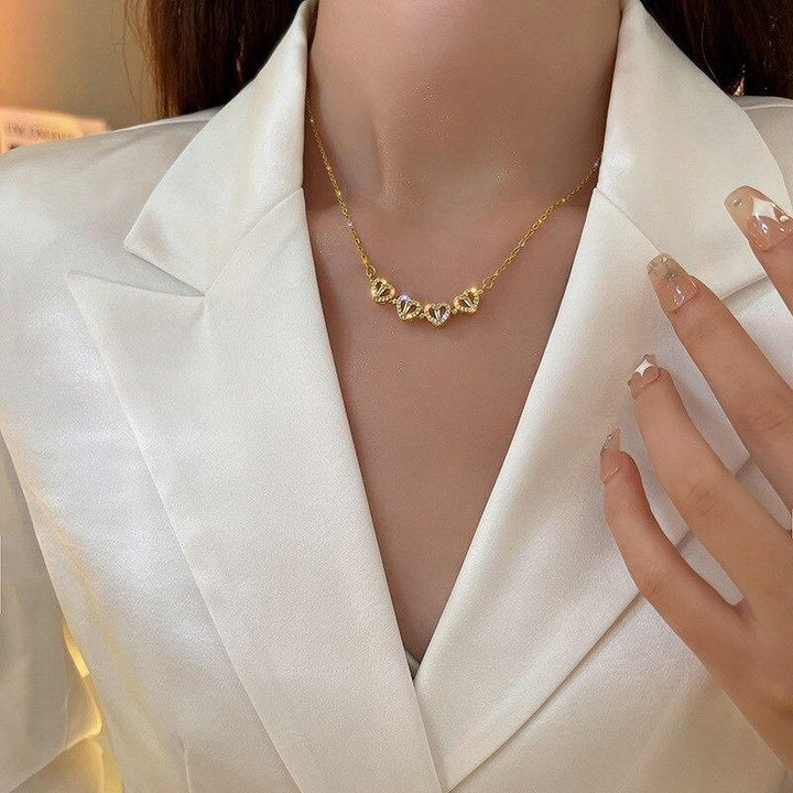 Collier trèfle à quatre feuilles