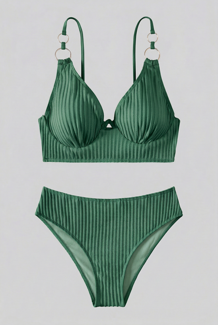 Flattering High-Waisted Bikini Set