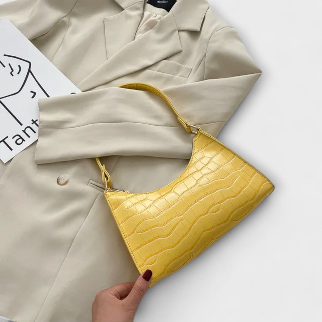 Olivia | Sac en cuir brillant