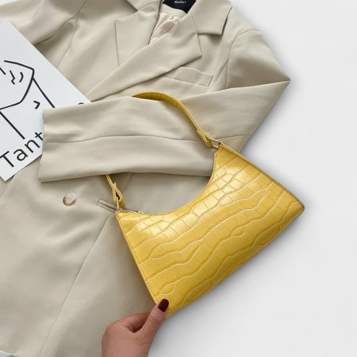 Olivia | Sac en cuir brillant