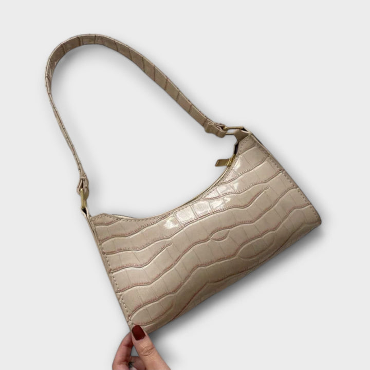 Olivia | Sac en cuir brillant