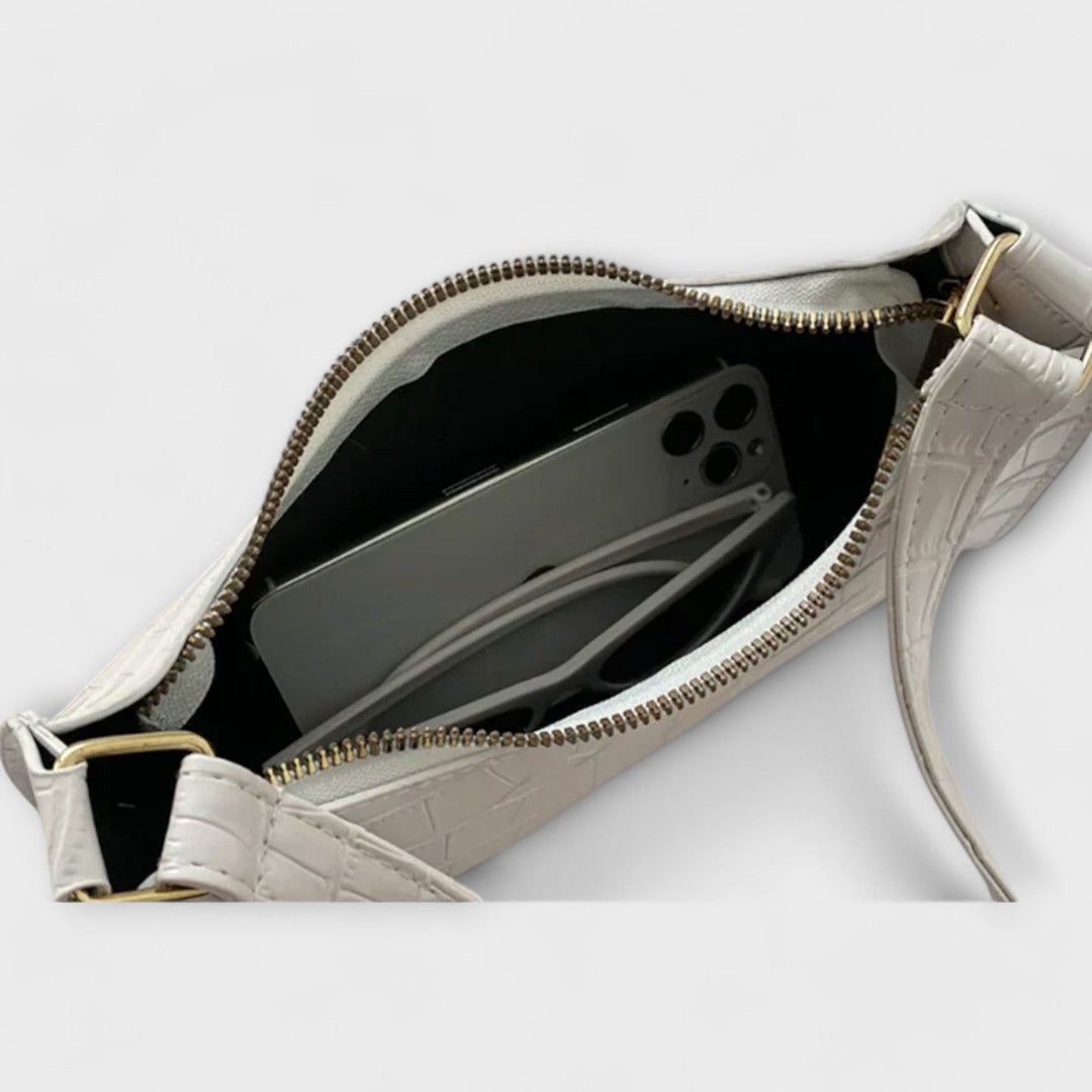 Olivia | Sac en cuir brillant