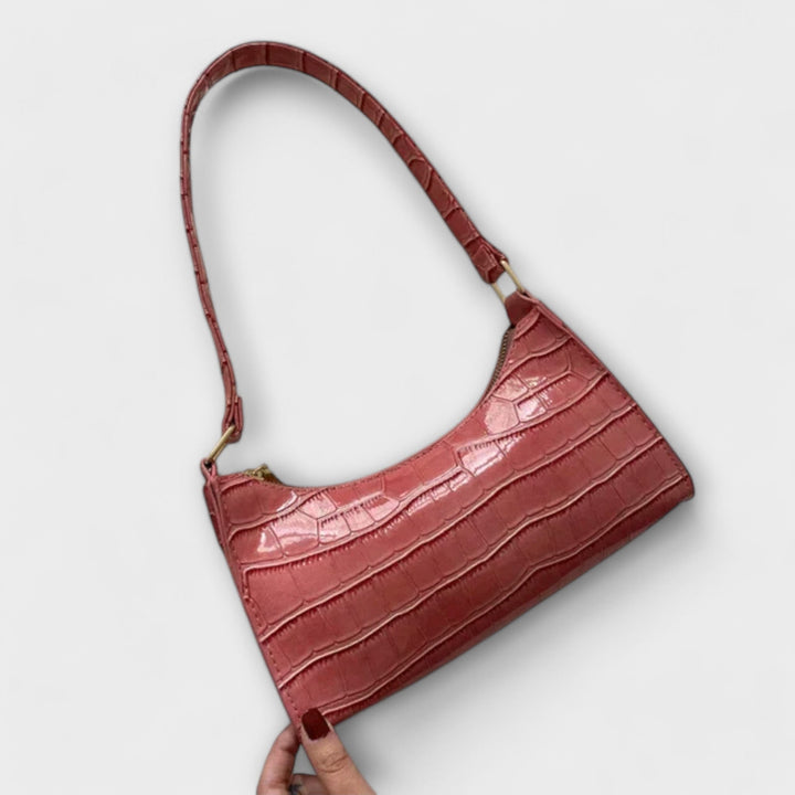 Olivia | Sac en cuir brillant