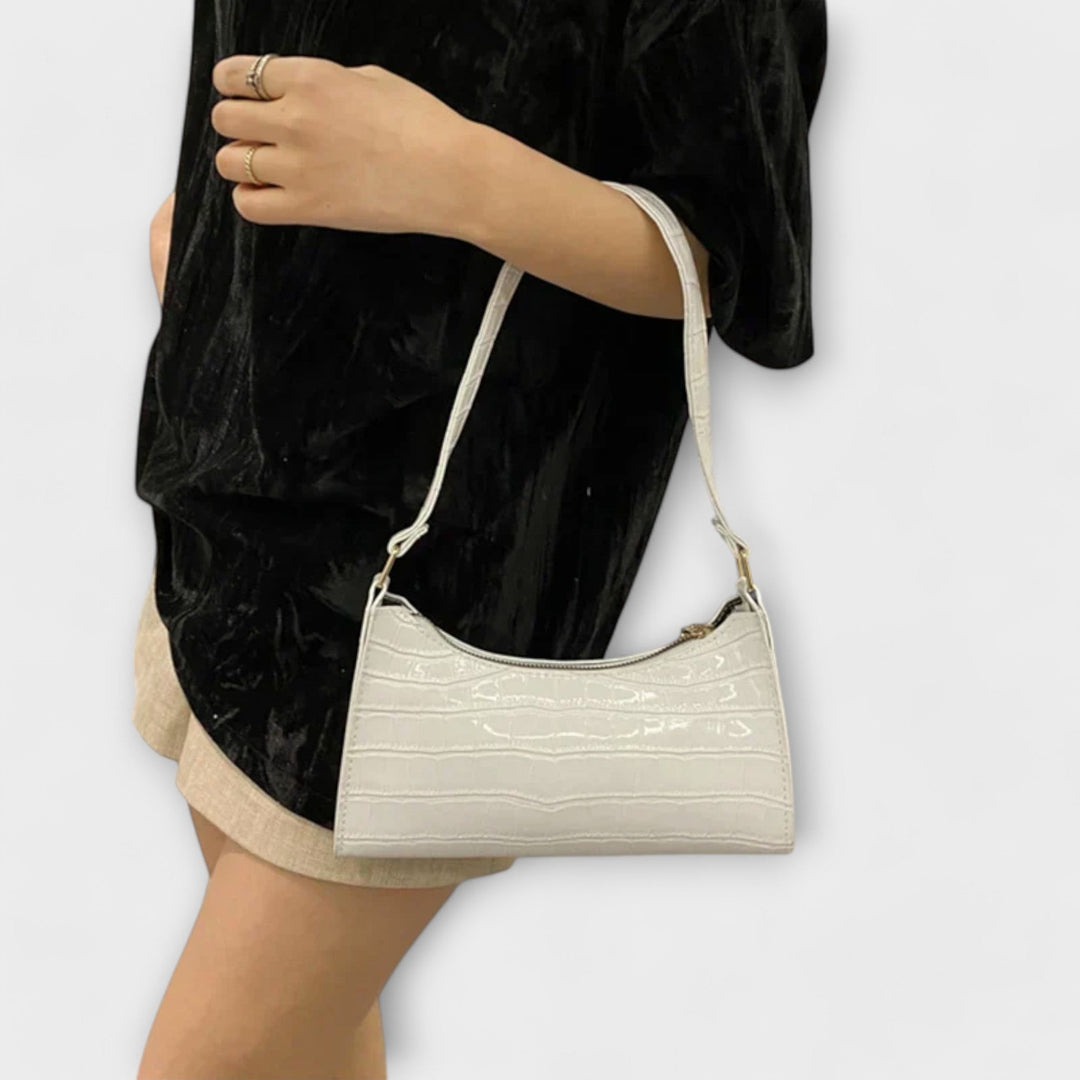Olivia | Sac en cuir brillant