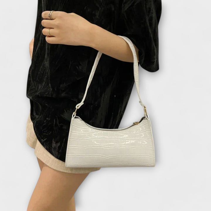 Olivia | Sac en cuir brillant