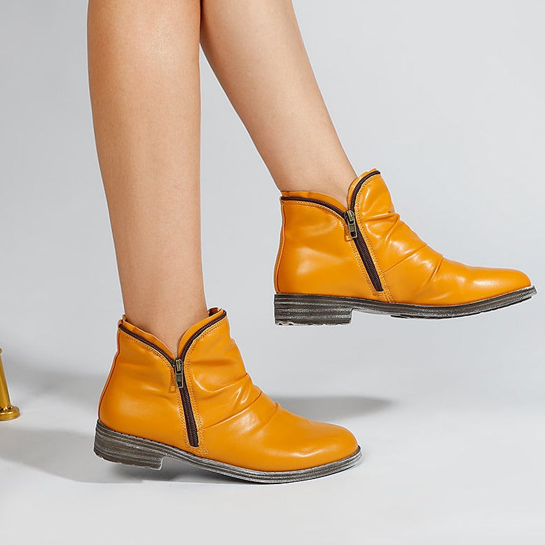 Bottines zippées pour femmes