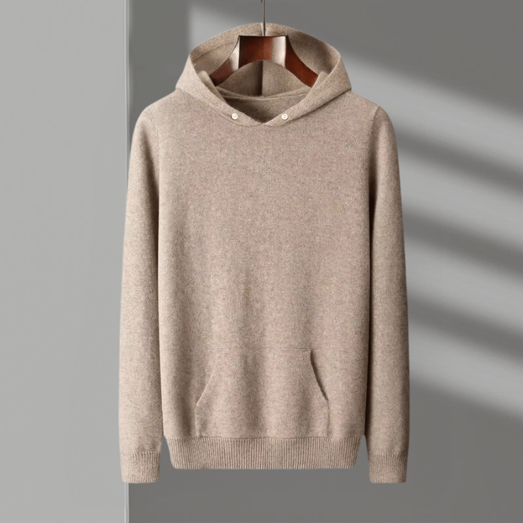 Sweat à capuche en laine mérinos Arden