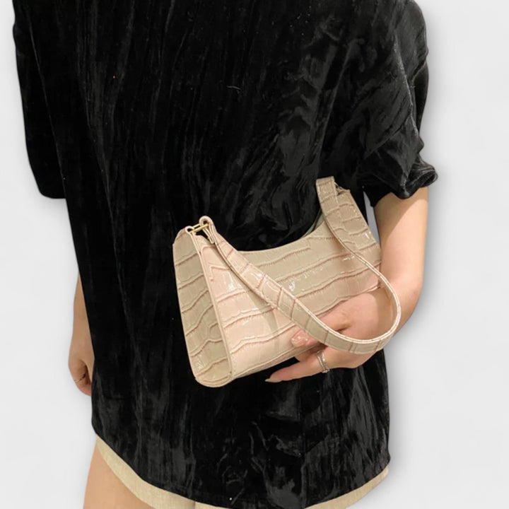 Olivia | Sac en cuir brillant