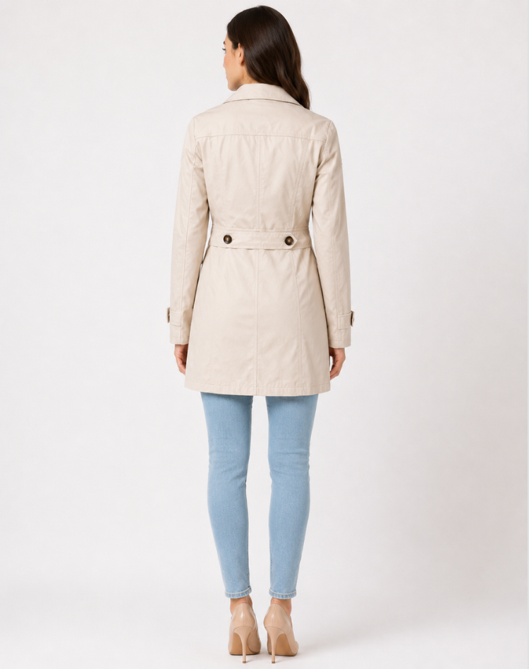 Ottilie | Timeless Women's Trenchcoat with Adjustable Cuffs and Button Closure