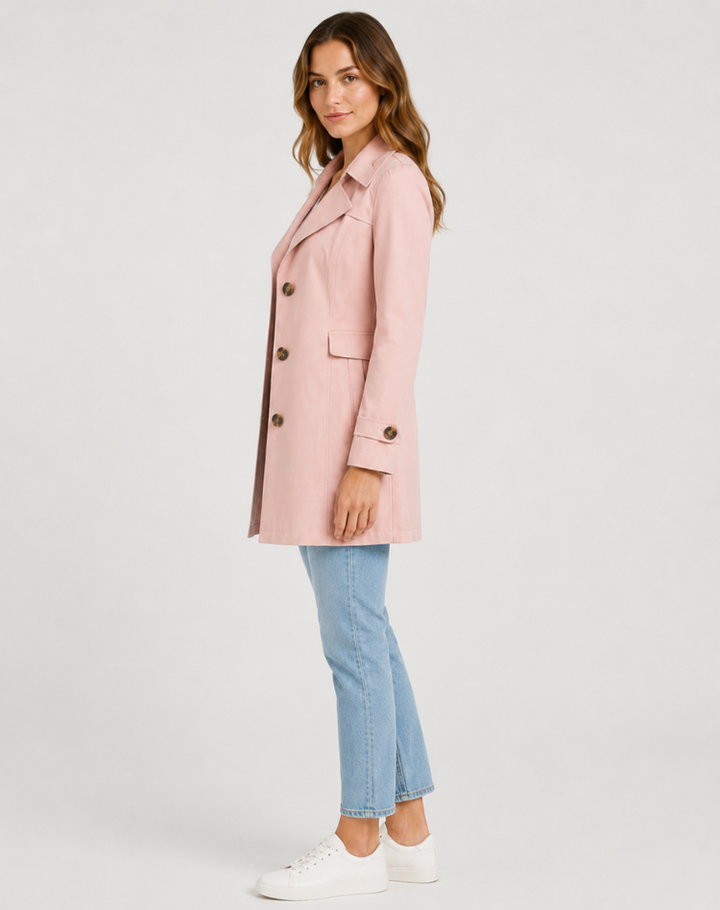 Ottilie | Timeless Women's Trenchcoat with Adjustable Cuffs and Button Closure