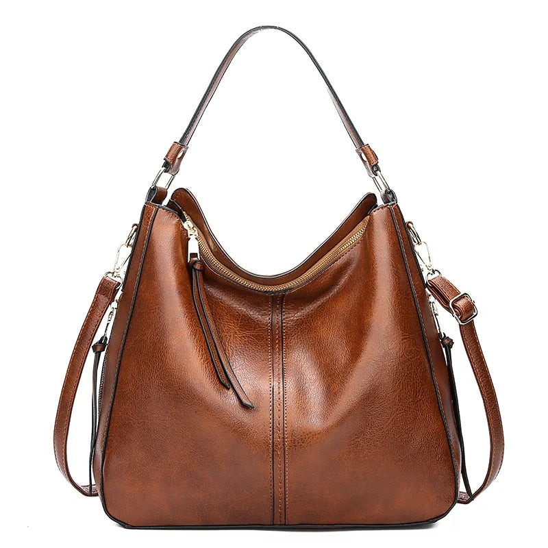 Justine | Casual Retro Shoulder Bag with Soft Structure and Adjustable Strap