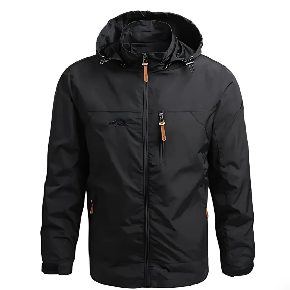 Boone | Rugged Men's Waterproof Jacket with Adjustable Hood and Multiple Pockets
