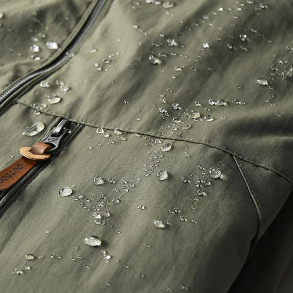 Boone | Rugged Men's Waterproof Jacket with Adjustable Hood and Multiple Pockets