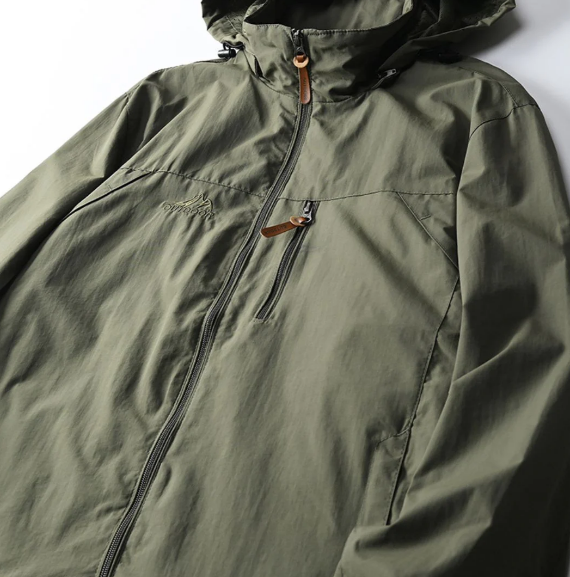 Boone | Rugged Men's Waterproof Jacket with Adjustable Hood and Multiple Pockets