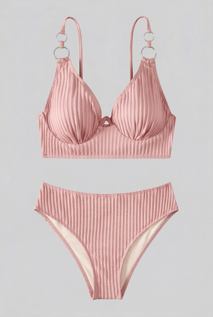 Flattering High-Waisted Bikini Set
