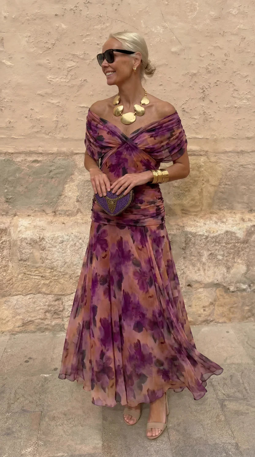 Hendrika | Robe de soirée couleur corail