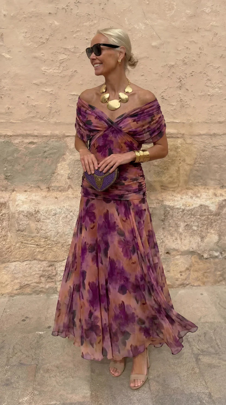 Hendrika | Robe de soirée couleur corail