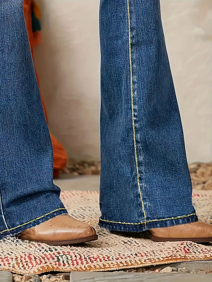 Kenzie | Sculpted High-Waist Flare Jeans with Five-Pocket Styling