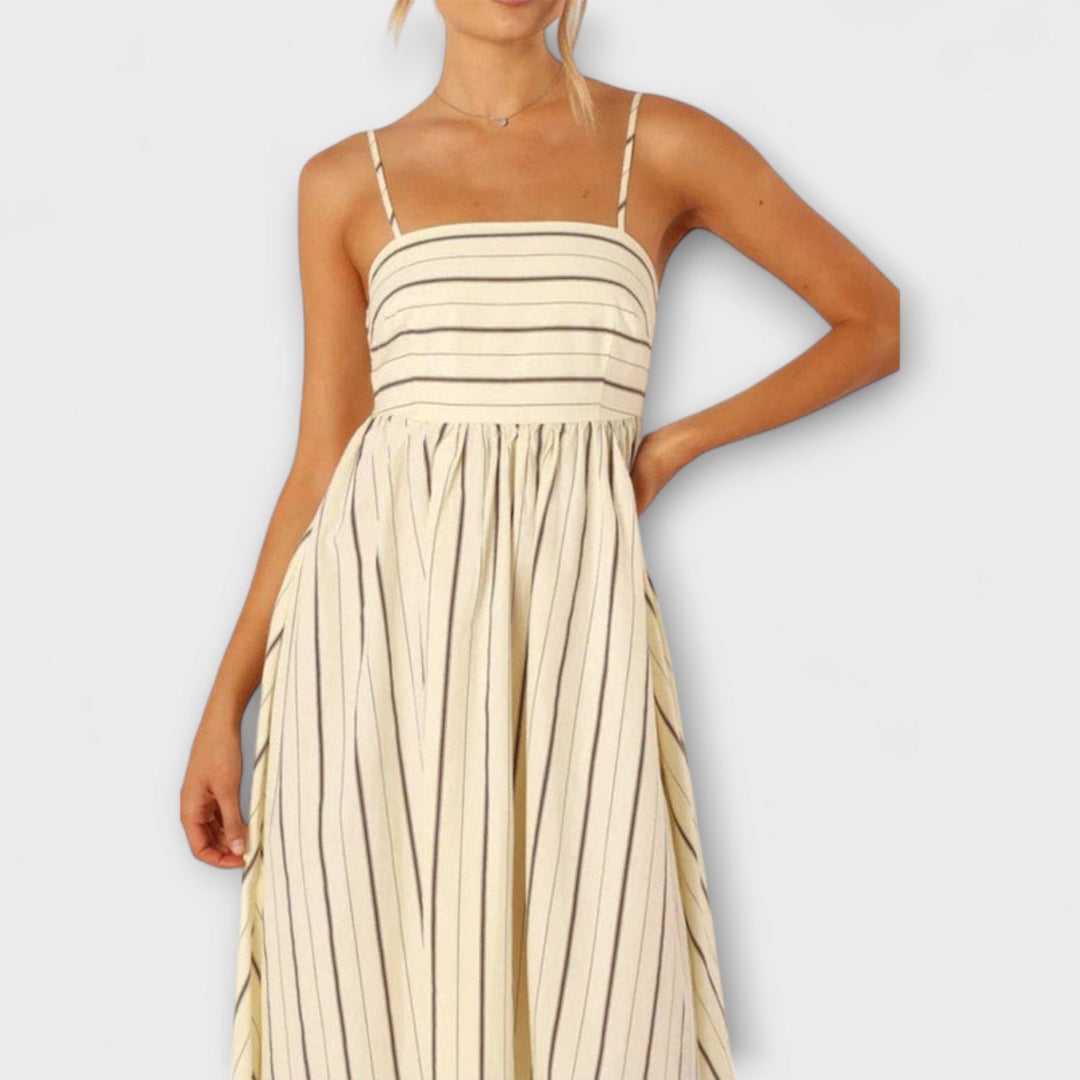 Svea - Robe maxi couleur Bare Bloom