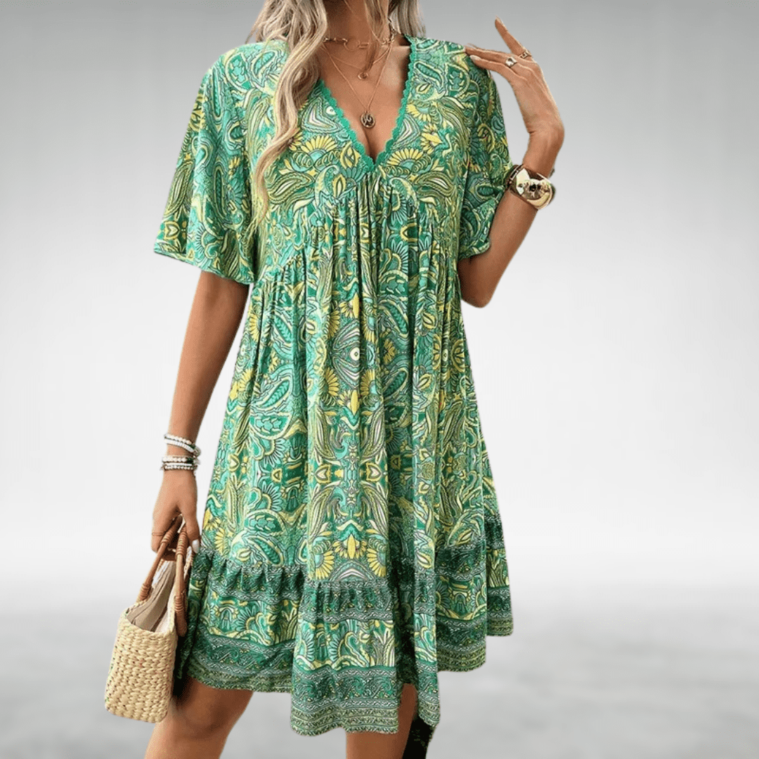 Mayamo | Robe swing bohème Bennett