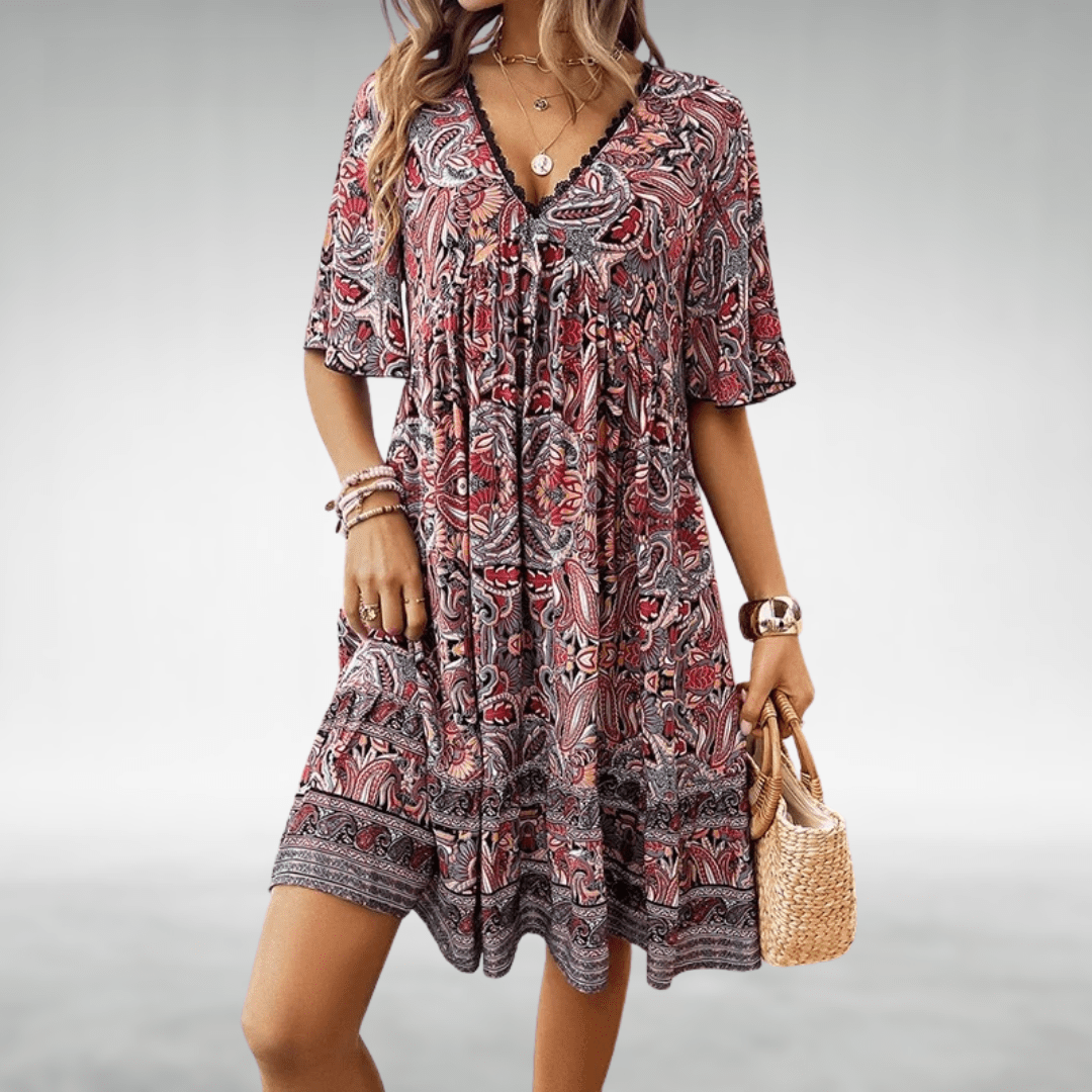 Mayamo | Robe swing bohème Bennett