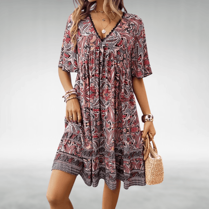 Mayamo | Robe swing bohème Bennett