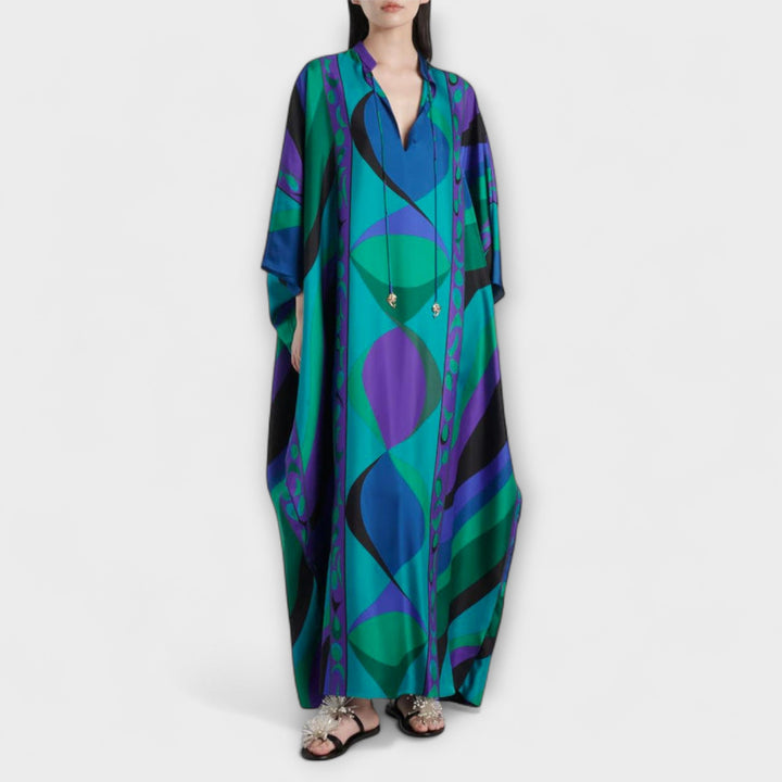 Harper - Kaftan psychédélique vibrant