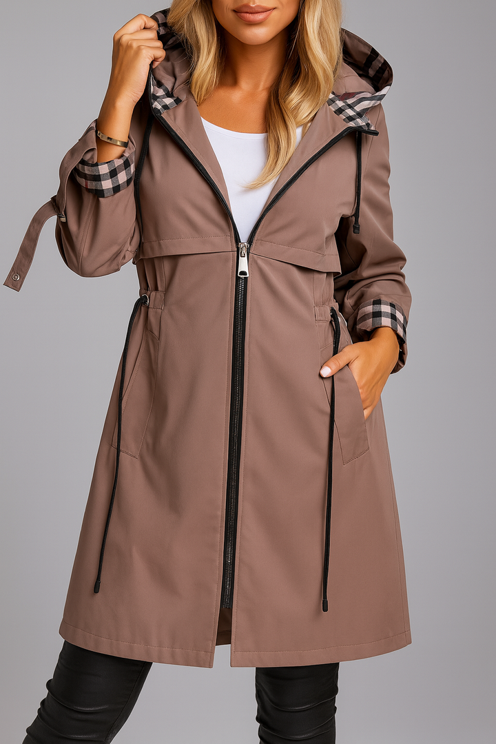 Juniper | Refined Women's Coat with Zip Closure and Fitted Silhouette