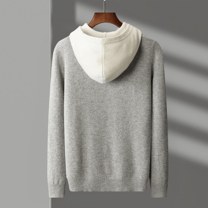 Sweat à capuche en laine mérinos Arden