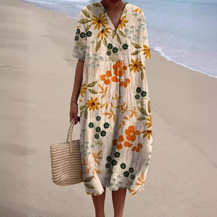 Nicka™ | Robe à motif floral vibrant