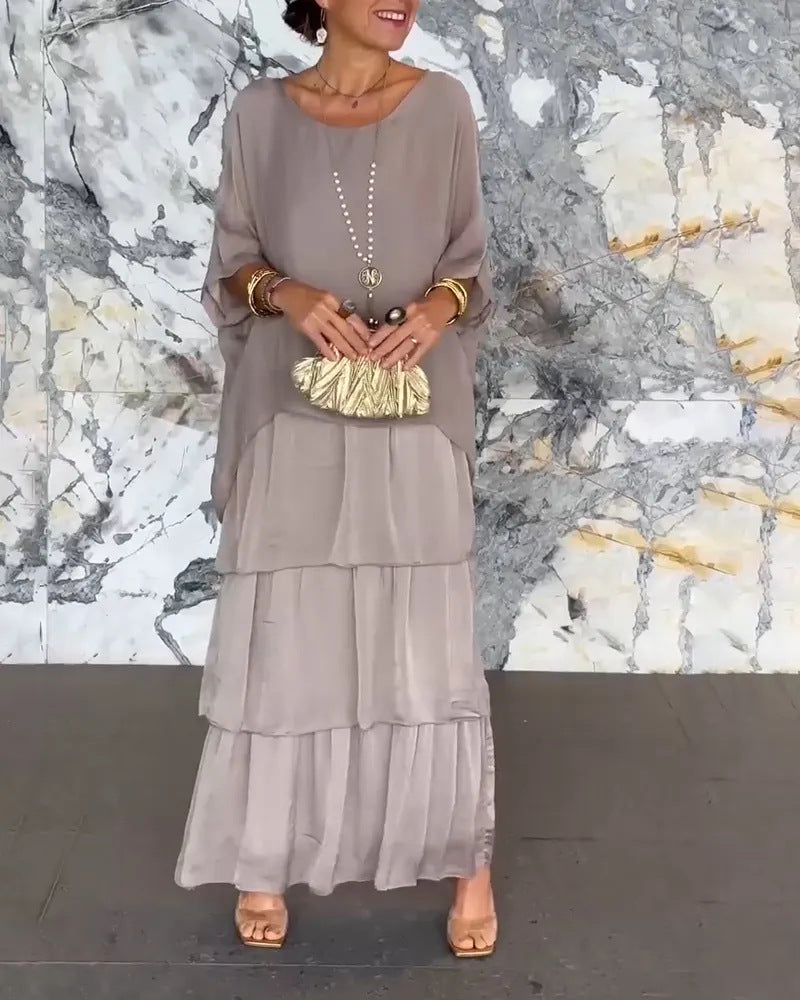 Morgan™ | Robe maxi verte à volants