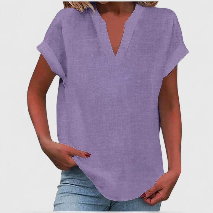Xavinah | Blouse confortable à col en V