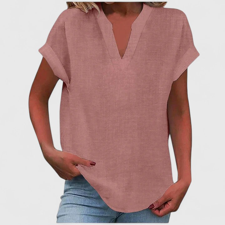 Xavinah | Blouse confortable à col en V