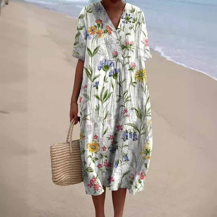Nicka™ | Robe à motif floral vibrant