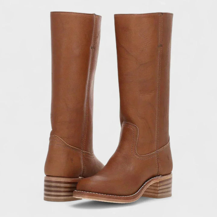 Noor | Retro-inspirierte Stiefel mit rutschfester Außensohle und gepolsterter Einlegesohle