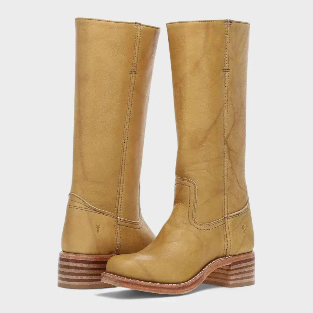 Noor | Retro-inspirierte Stiefel mit rutschfester Außensohle und gepolsterter Einlegesohle