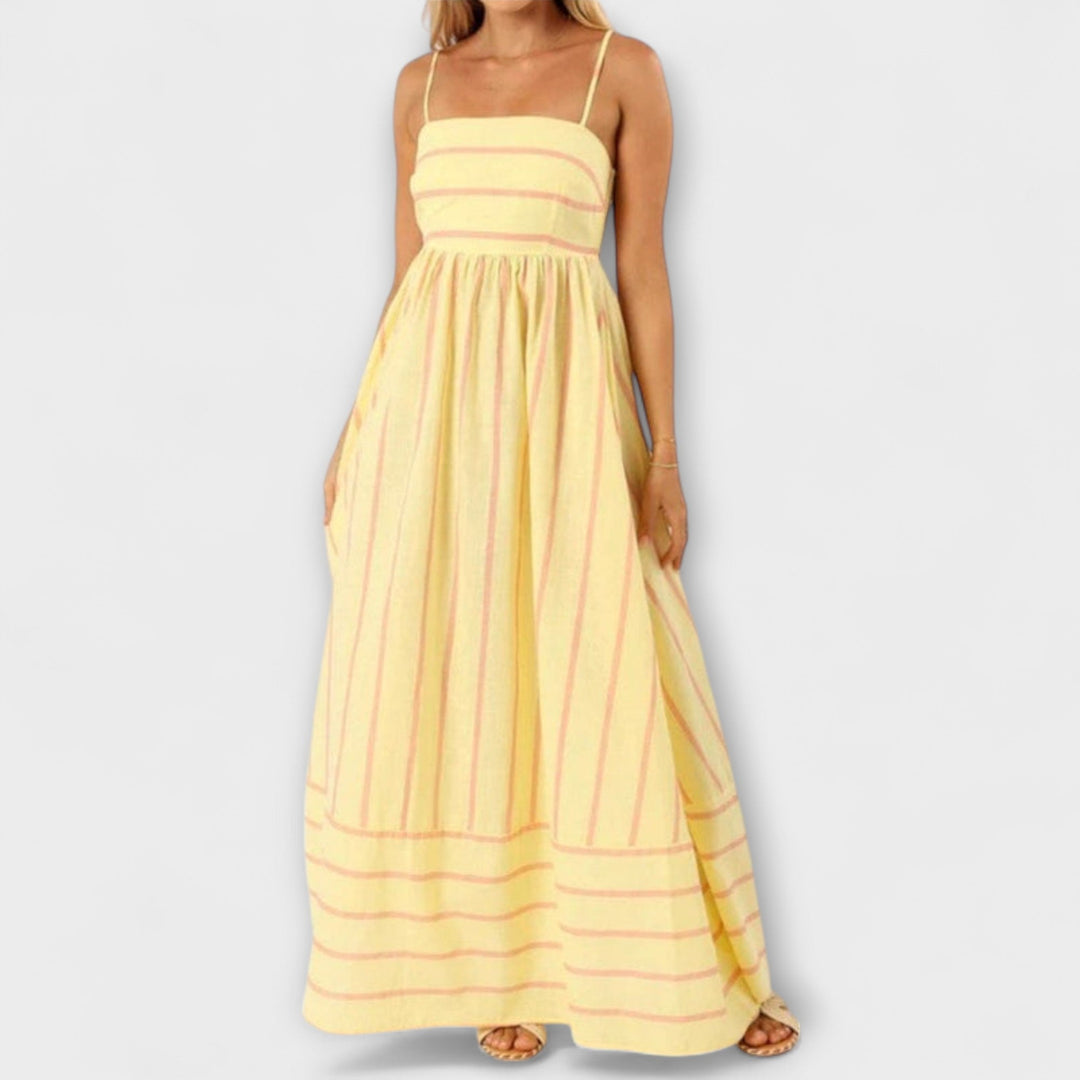 Svea - Robe maxi couleur Bare Bloom