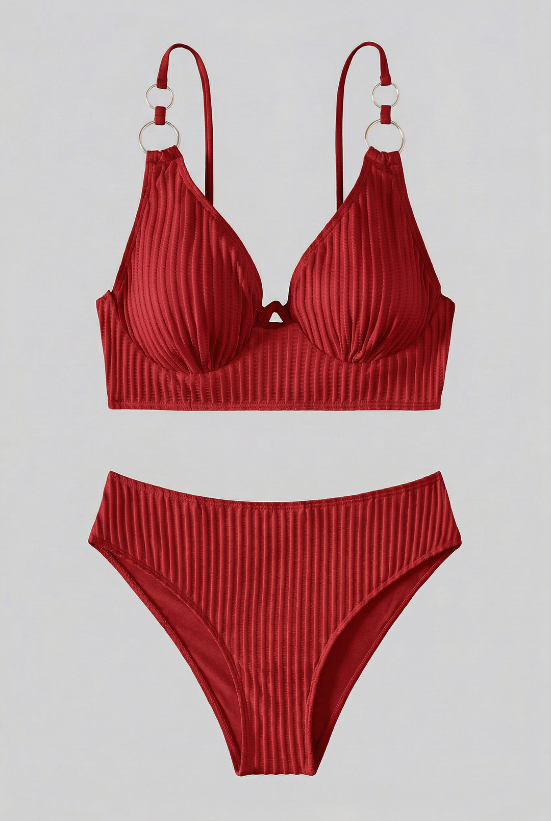 Flattering High-Waisted Bikini Set