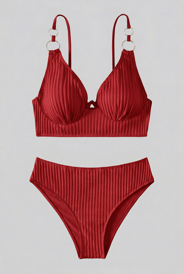 Flattering High-Waisted Bikini Set