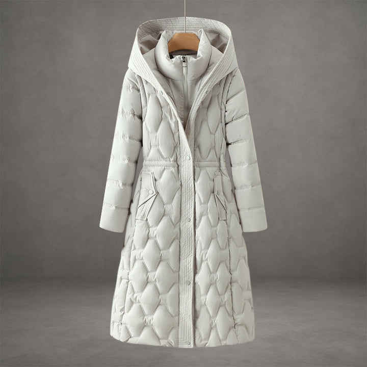 Noa | Weather-Ready Longline Hooded Coat with Waterproof Design and Insulated Warmth