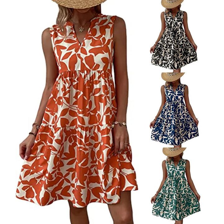 Avery™ - Mini-robe sans manches stylée