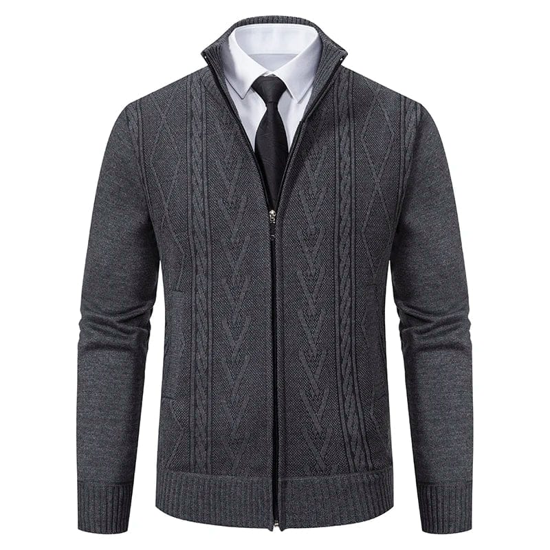 Cardigan zippé tricoté Aristo