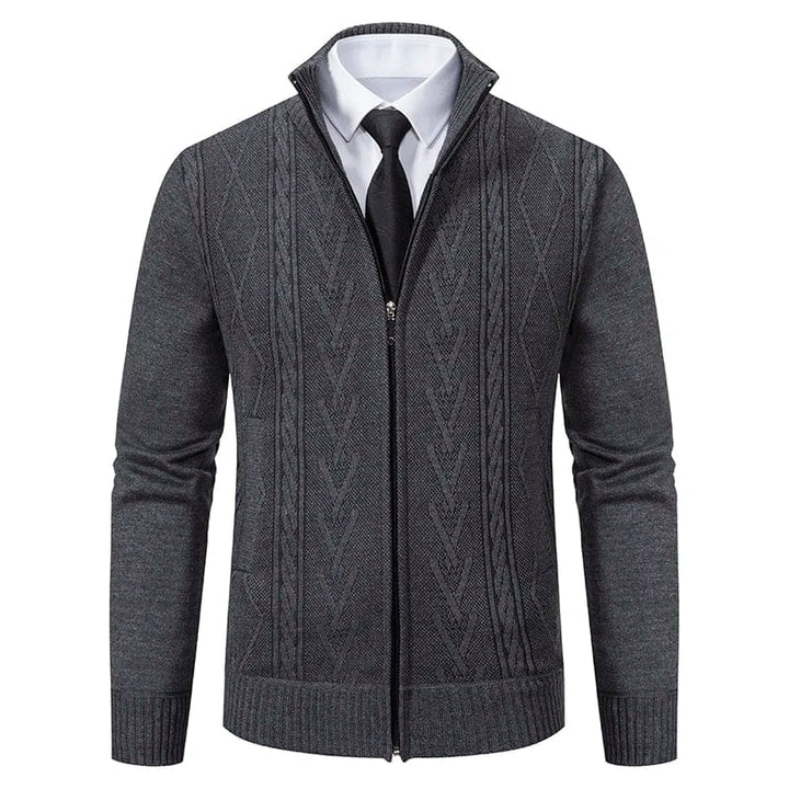 Cardigan zippé tricoté Aristo