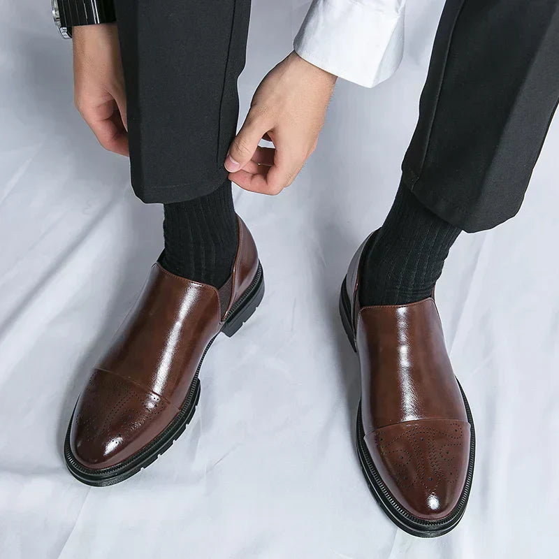 Liam™ - Chaussures en cuir vegan élégantes